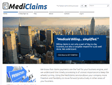 Tablet Screenshot of mediclaims.net